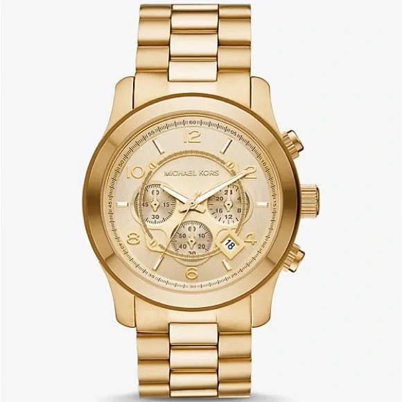 Michael Kors | Accessories | Michael Kors Gold Boyfriend  display picture 3
